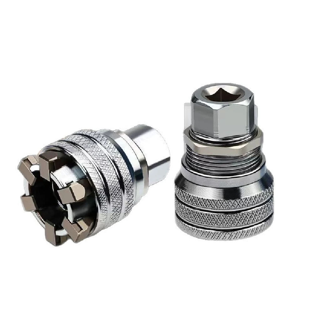 1SET   Universal Swivel Socket Joint,3/8 Square Drive Drill Bit Extension Rod, Multi-Angle Flexible Socket Adapter view 3