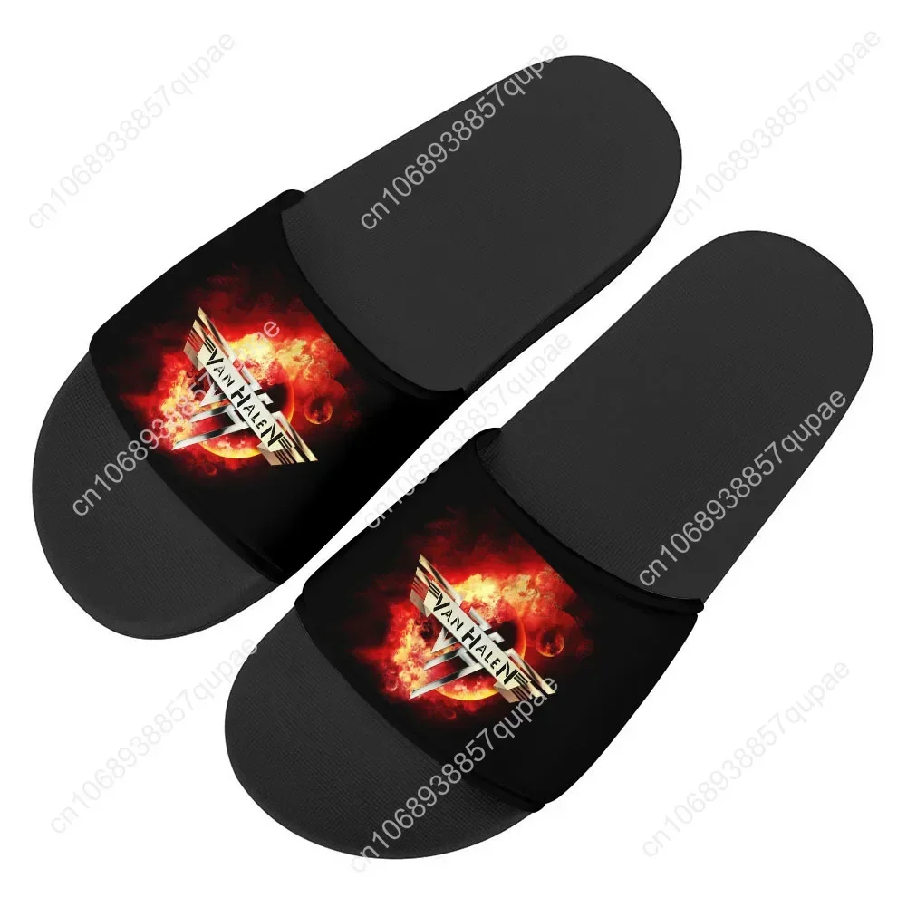 Van Evh 5150 Stripes Halen Slippers Home Water Shoes Men Women Teenagers Beach Pool Sandals Tailor-made Fashion Summer Slipper