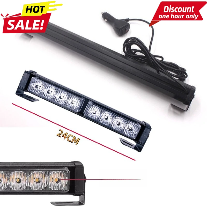 Excavator Parts Truck High Qualilltiy Long Row Automatic Warning Flash Light 4LED Community Guard Box