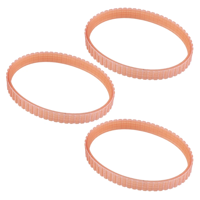 3 X Orange PU Belt Suitable For Makita Planer 1900B