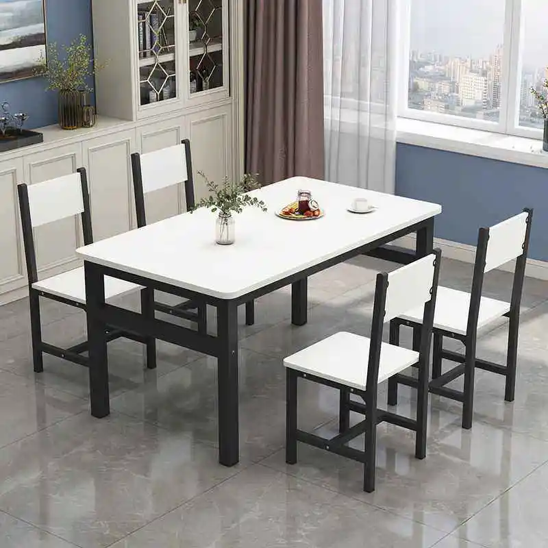 

Small Family Dining Table Set 4 Seater Wood Restaurant Set