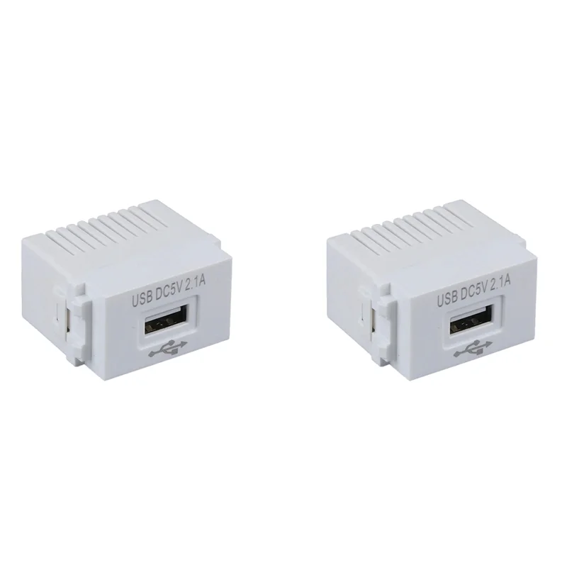 ABAC-2X ชาร์จโทรศัพท์แผงโมดูล USB 220V ซ็อกเก็ต 5V 2.1A USB ชาร์จซ็อกเก็ต Switching ADAPTER