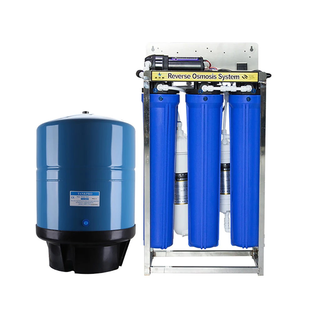Factory Price 90L/H 600Gpd Drinking Domestic Commercial Reverse Osmosis Carbon Block Water Filter Water System Machine