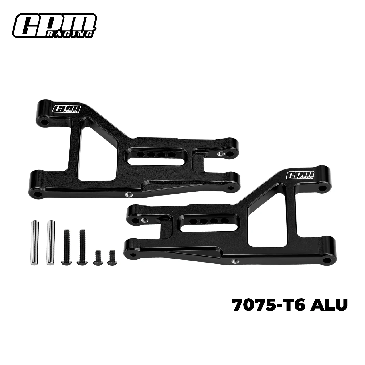 Brazos de suspensión inferior delantera de aleación GPM 7075-T6 para TAMIYA 1/10 DT-04 RC FIGHTER NXGEN-58741