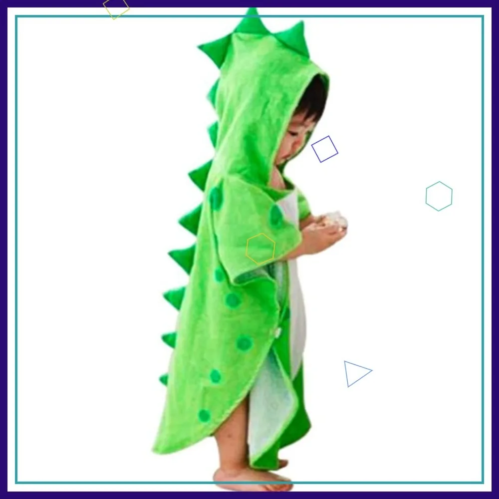 Soft Cotton Baby Bath Towel Beach Towel Bathrobe for Kids 0-8 Years