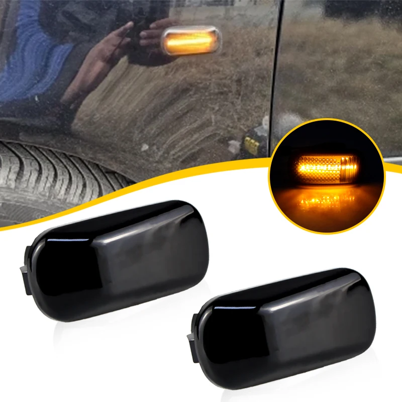

2 шт. автомобильный боковой габаритный фонарь, светодиодный динамический указатель поворота для Honda Accord Civic City CR-V Fit/Jazz HR-V Odyssey Stream