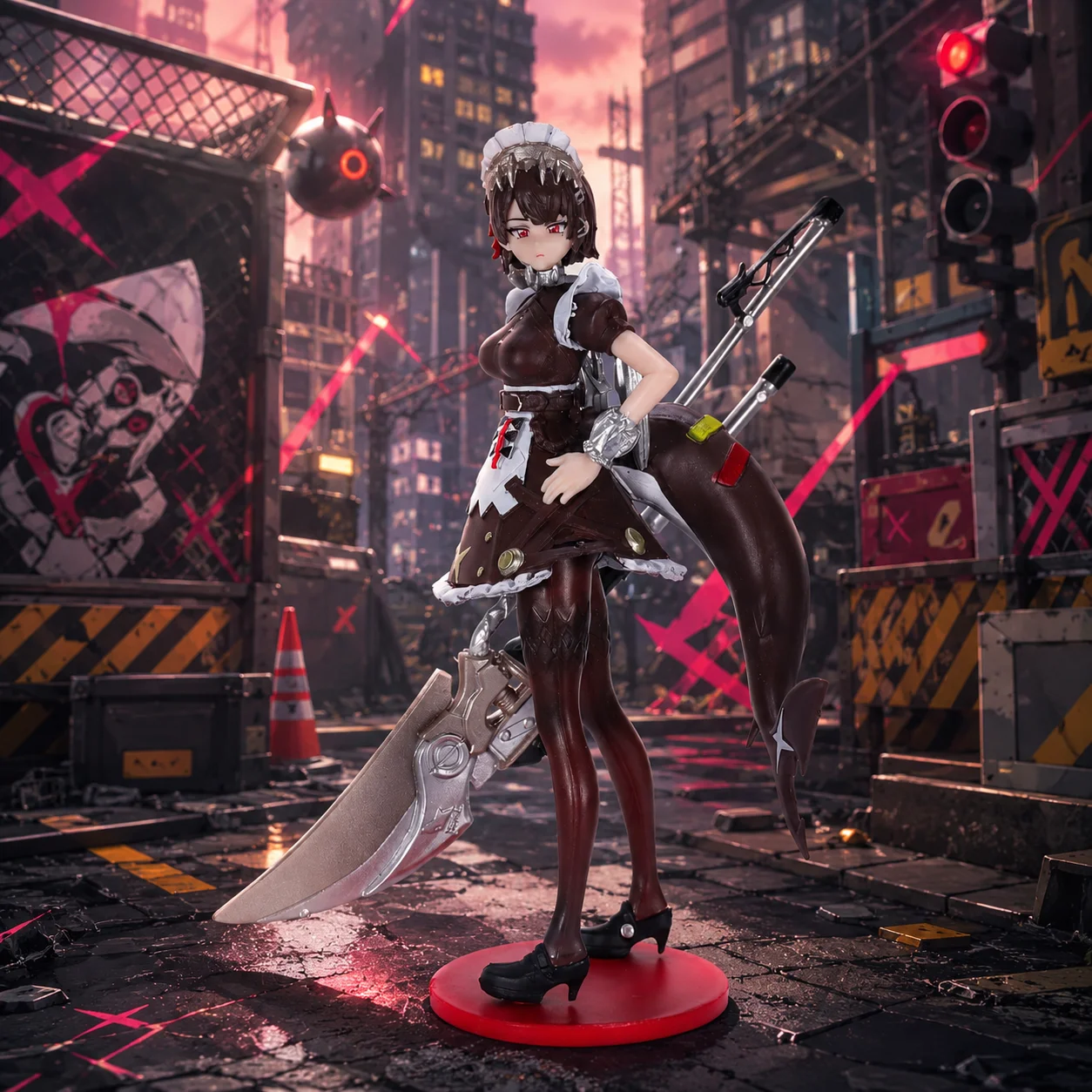 Zenless Zone Zero Ellen Joe Anime Action Figure Model Statue Desktop Ornament Collectible Small Gift Halloween Christmas Valentine's Day Gift Decoration
