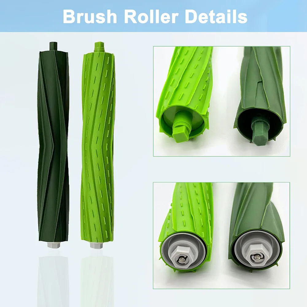 Accessories For iRobot Roomba Combo i5+ j5+ i5Plus j5Plus Rubber Roller Brush Edge-Sweeping Brushes Filter Mop Pads Dust Bag