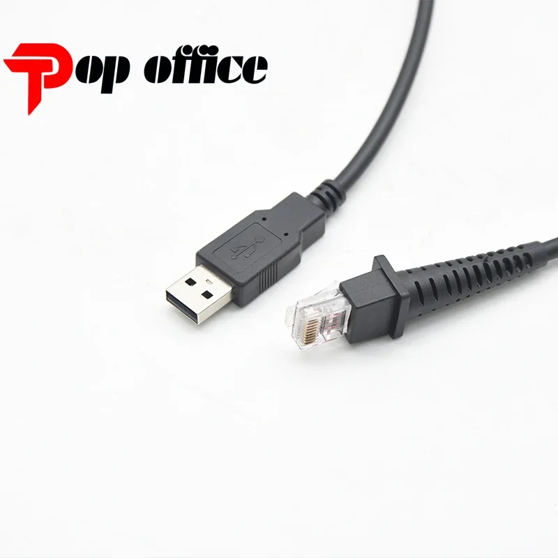 1pcslot New CAB-4130-UNS2 2M Straight USB Cable For Datalogic D100 D130 GD4130 GD4400 QD2130 QD2430 Barcode Scanner Reader