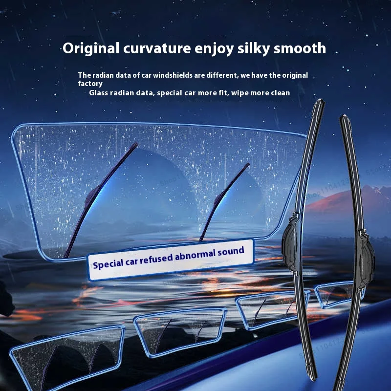 Car Front Wiper Blades For Nissan Murano Z50 Z51 Z52 Note MK1 NV300 X82 Sunny 2002-2020 Accessories Window Windscreen Windshield view 4