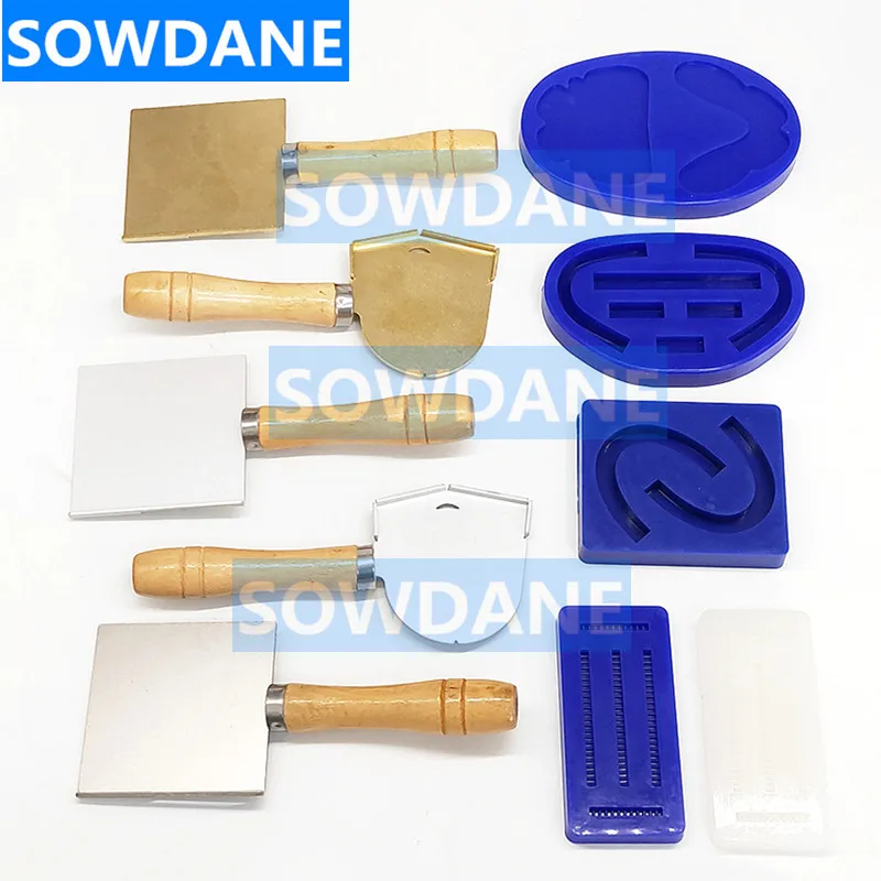 Dental Silicone Rubber Wax Rim Mold Bite Block indywidualna taca Implant forma odlewnicza technik dentystyczny wosk łopata łopata Lab Tool