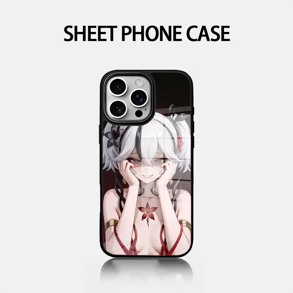 

Camellya Phone Case Glass Cover Phone Case For Iphone 16 15 14 12 11 13 Pro Max Mini Puls Attraction CASE