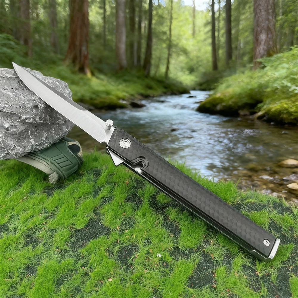 

Top Quality Pocket Folding Knife 5Cr13Mov Blade Nylon Fiber Handle Outdoor Tactical Hunting Self Defense Survival Camping Knife