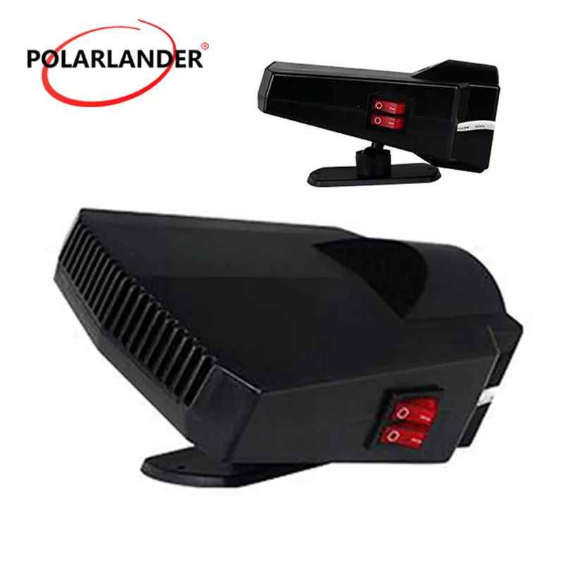 Portable 180-200W 12V No Noise Accessories Car Van Cooling Fan Heater Demister Defroster Warmer High Power Auto Car Accessories