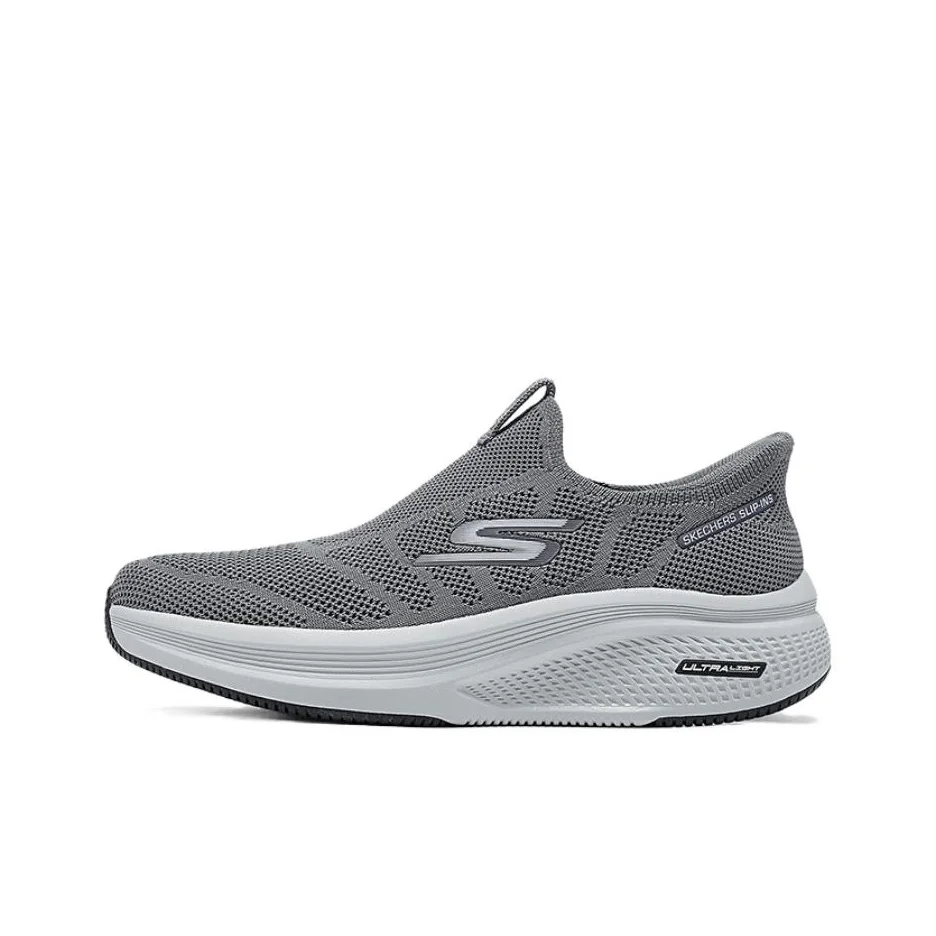 Skechers Slip Ins Zapatos casuales de caña baja, resistentes a la abrasión, de secado rápido, para hombre, color gris 220857-CHAR