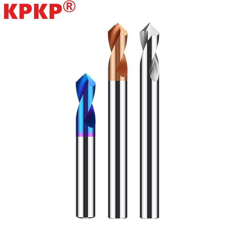 1PC HRC55 3MM 4MM 5MM 6MM 8MM 10MM 90 Degree Spot Drill Bit for Machining Hole Drill Chamfering Tools Tungsten Carbide Steel