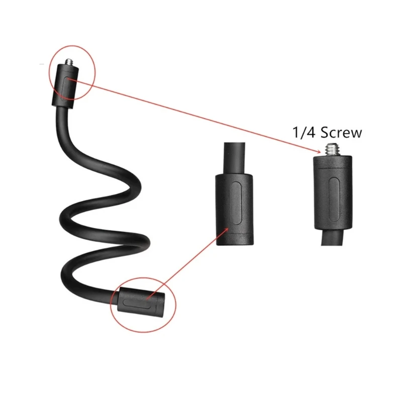 Adattatore montaggio del supporto della staffa del braccio bloccaggio flessibile per con connettori da 1/4