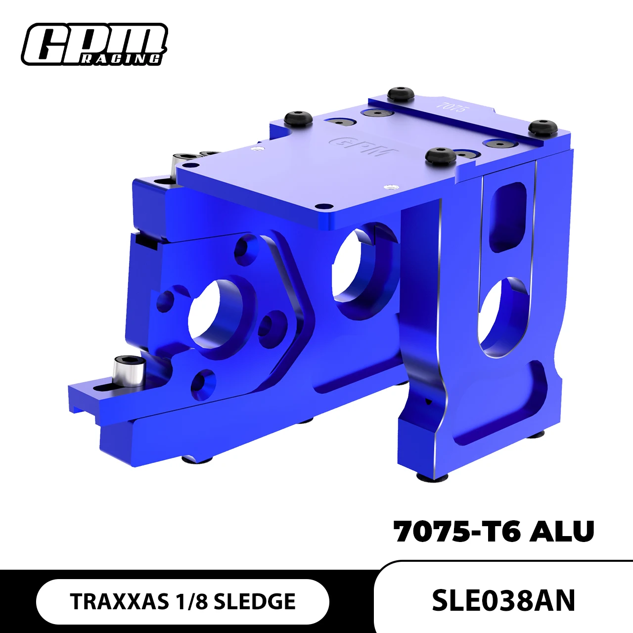 

GPM Alloy 7075 Quick Release Motor Base For TRAXXAS 1/8 Sledge Monster Truck