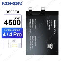 NOHON BS08FA 4500mAh Battery for Black Shark 4 4S Pro Phone Batteries for BlackShark 5 5Pro BS10FA Bateria High Quality