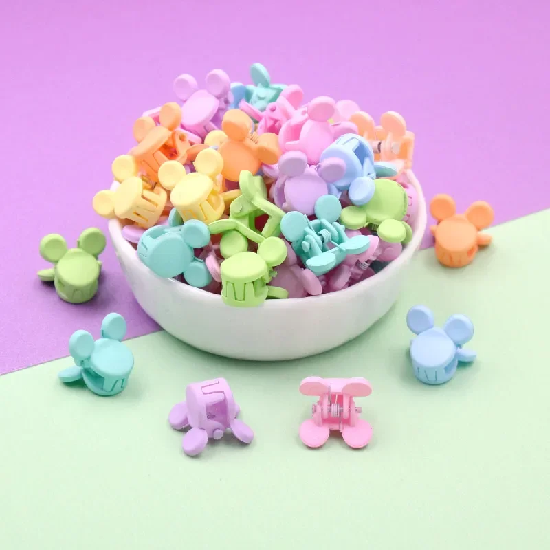 10-50 Teile/paket Mischfarben Mini Schmetterling Haar Clips Haar Styling Zubehör Werkzeug Kunststoff Mini Nette Klaue Haar Clip haar Clips – Detail 8