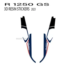 Motorcycle 3D Epoxy Resin Sticker Fender Protection Decal For BMW R 1250 GS R 1250 GS Adventure 2021 - 2023