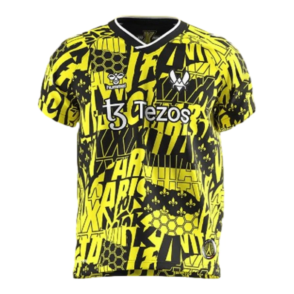 Team Vitality Display Special Edition Children's Adult Football Shirt T-shirt Short sleeved Sports Training Competition Football