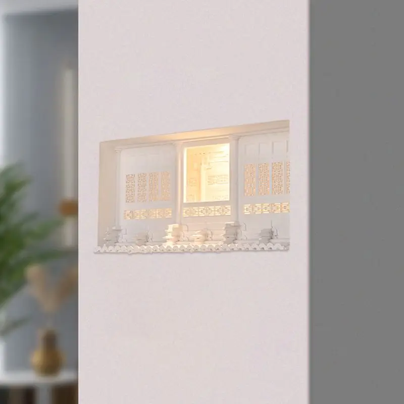 ضوء الليل المتخصص للفيلا النبيذ B & B خلفية الجدار الجبس ضوء جزءا لا يتجزأ من الجدار المحيط الخفيفة