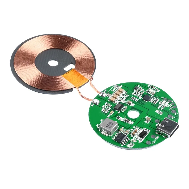 20W High-Power Wireless Charger Module - Qi Wireless Charger Board 12V/24V Car Phone Charging PCBA  for DIY Modification