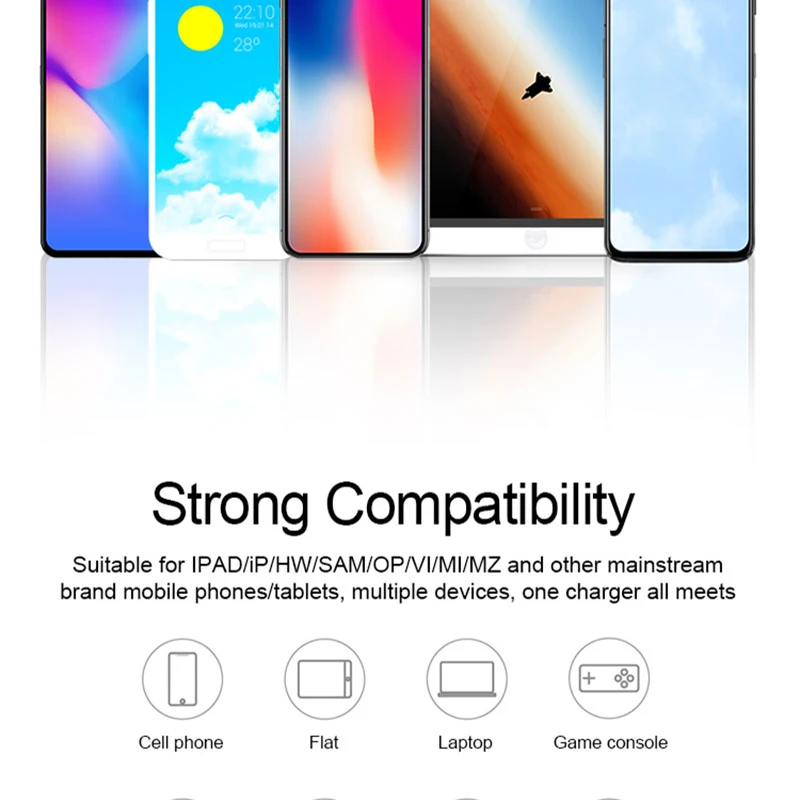 RL-304P LCD Digital Display Quick USB Charger Multiple 3.0 USB Fast Charging Support for iPhone Xiaomi Huawei Samsung Tablet