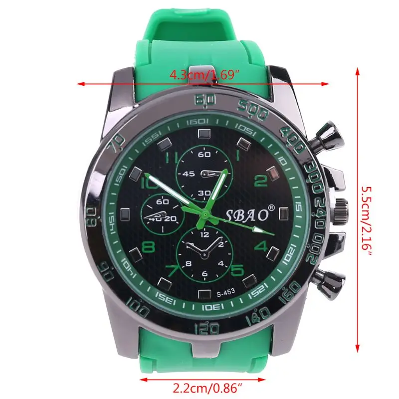 Stainless Steel Luxury Sport Analog Men Fashion Military Army Wrist Watch