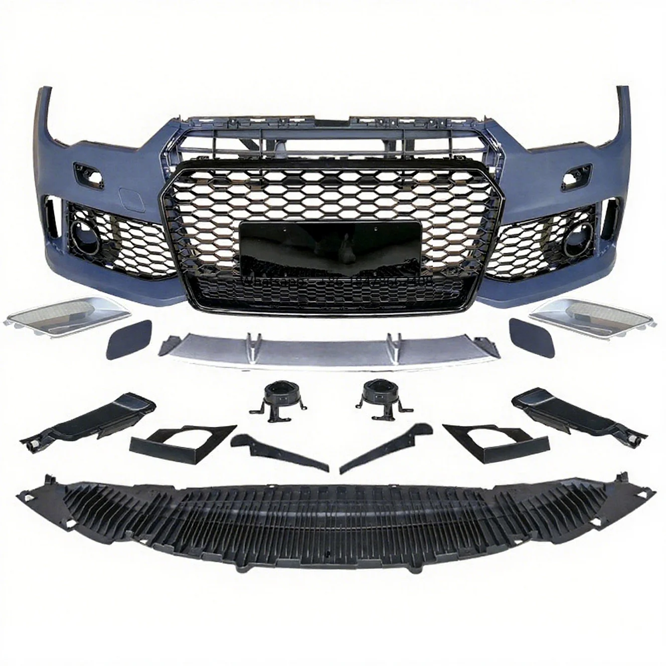 

High Quality Car A7 S7 Modification RS7 Style Front Bumper Body Kits With Grill for A7 S7 C7.5 2016 2017 2018