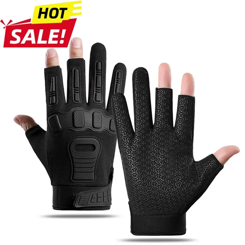 

New Tactical Gloves for Women and Men Outdoor Rock Climbing Finger Leakage Training Anti Slip Protection Cycling Tactical Gloves
