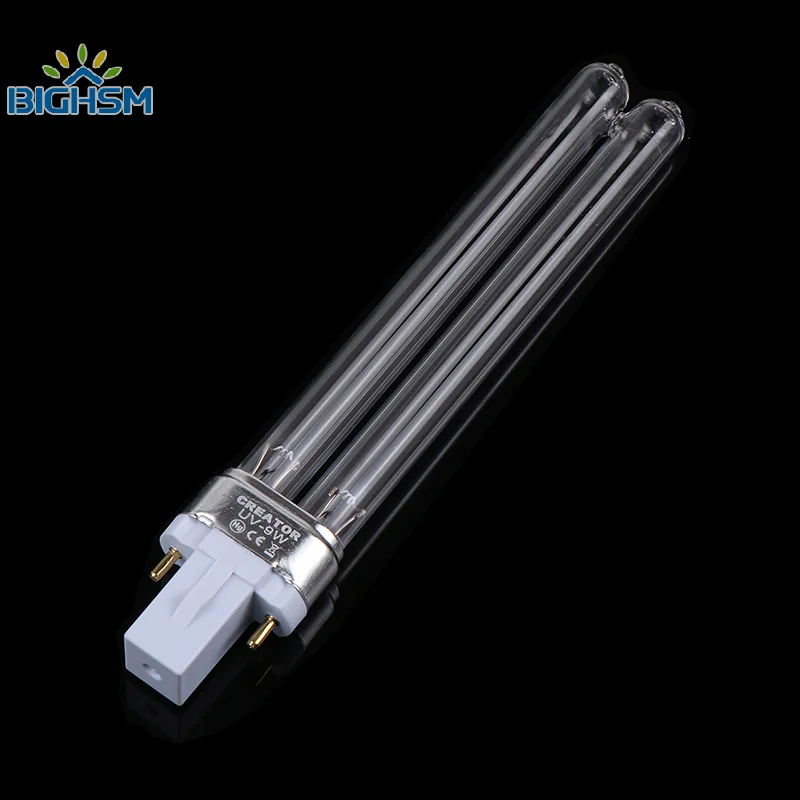 1 pz 9w sostituzione lampadina UV tubo di ricambio per Hw-303b 304b 404b Jup-01 filtro Uv Canister Cf400uv Cf500uv G23 2 Pin