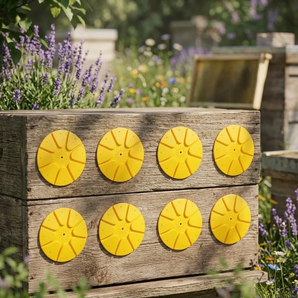 8pcs Bee For Escape Boards Plastic 25cm Quickly Release Discs For Beekeeping Hive Management Tools, For Beekeeping Hive Kit
