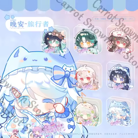 Genshin Impact ambitus 58mm badge 4cm thick standing instant camera colleagues Venti xiao Hu Tao Wanderer Kaedehara Kazuha gift