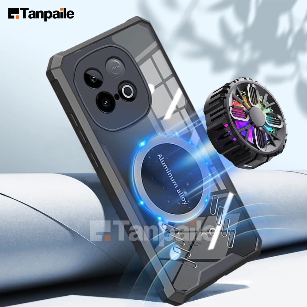 Cooling Case for VIVO iQOO Z10 Turbo Pro Case for iQOO Z10X Shockproof Protection Phone Cover Heat Dissipation Casing FUNDA