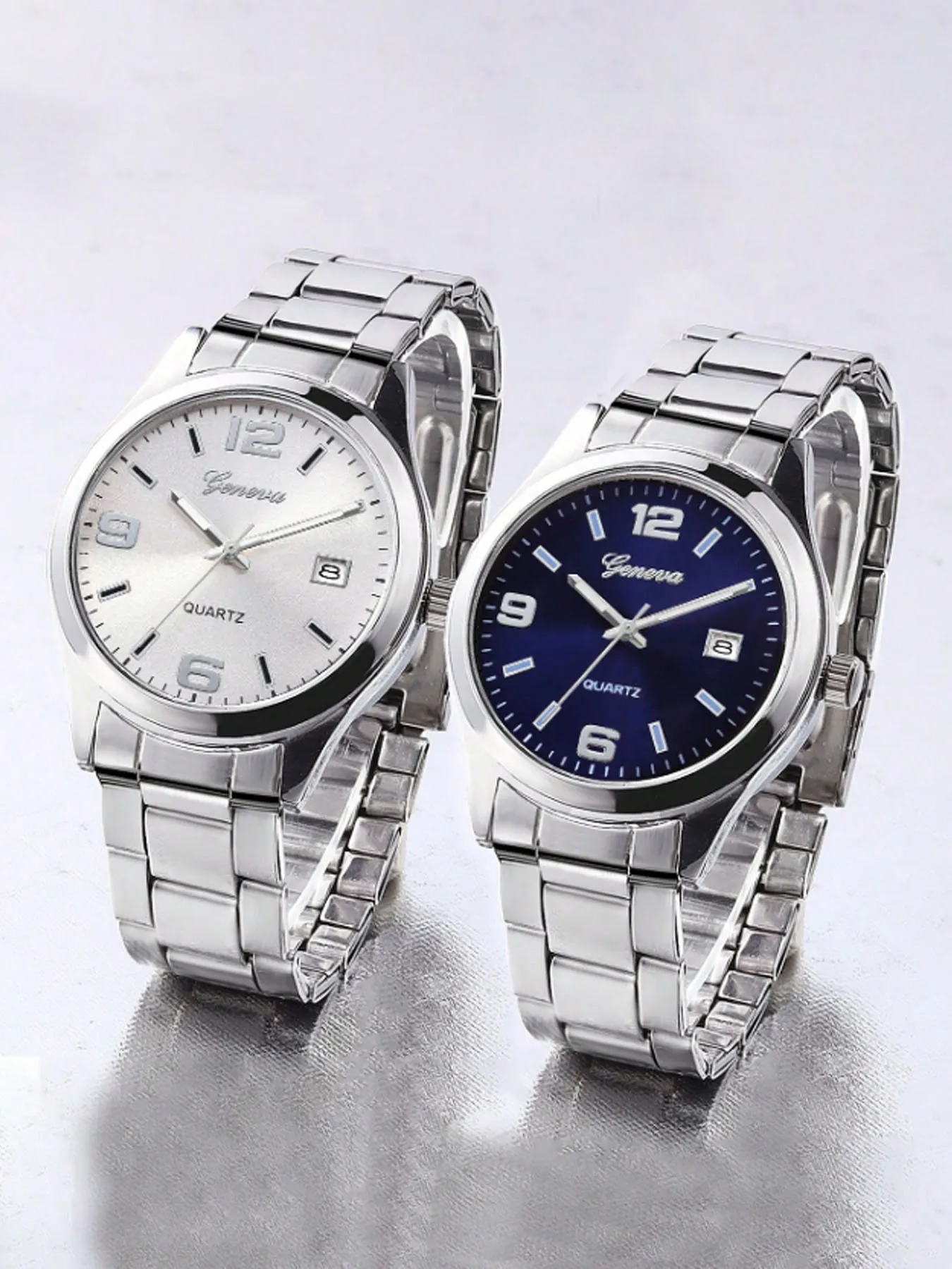 Women's sporty large-dial business quartz watch, non-mechanical luxury women's quartz watch