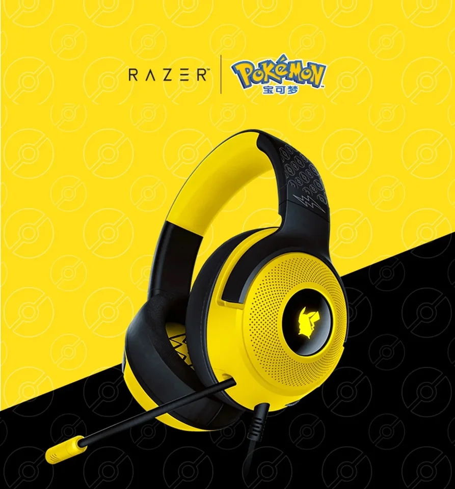 Original Razer Pokemon Pikachu Limited Edition Kraken V3 PC Wired