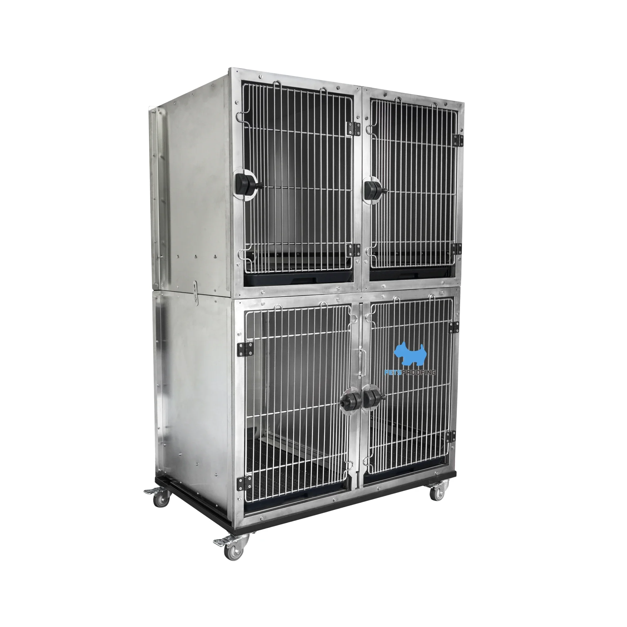 

Petsproofing Professional Puppy Cage Large Dog Kennel Pet Dog Cages Modular Crates Dog Back Pack Pet Carrier
