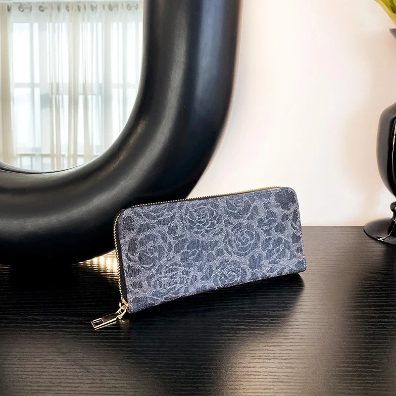 Long Women's Wallet Female Large Capacity Coin Purse Card Holder Tassel Handbags Zipper Pu Leather Clutch Luxury Money Phone Bag