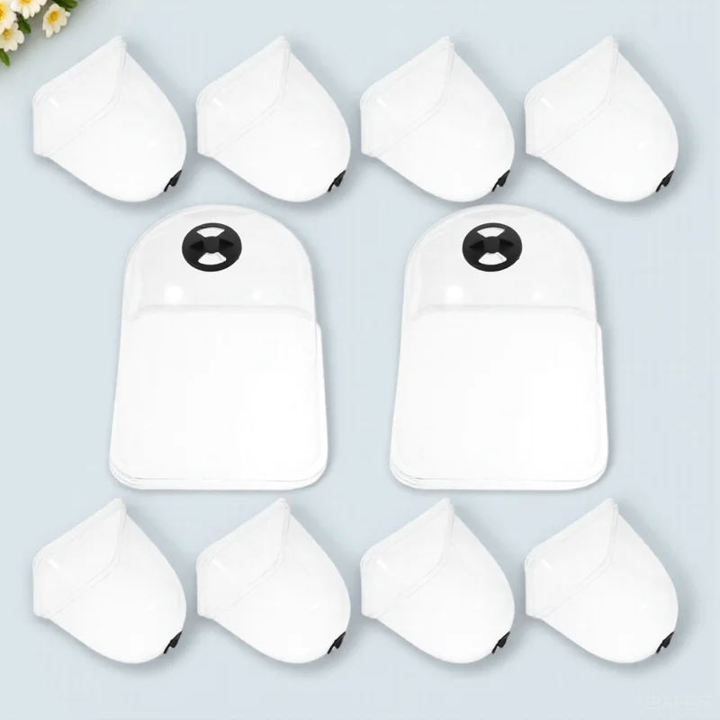 

10pcs Garden Dome Plant Cover Frost Guard Freeze Protection Clear Breathable Cloche Dome For Plants Humidity Frost Covers