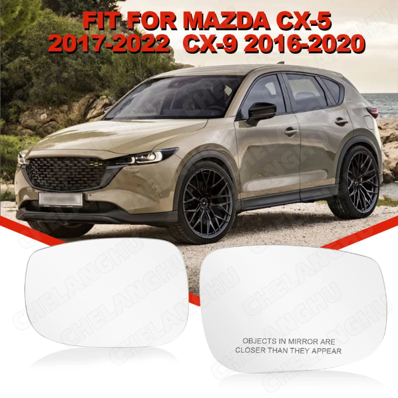 

Lens For Mazda Cx-5 2017 2018 2019 2020 2021 2022 For Mazda CX-9 2016-2020 Car Accessories Rearview Mirror Glass Without Heat