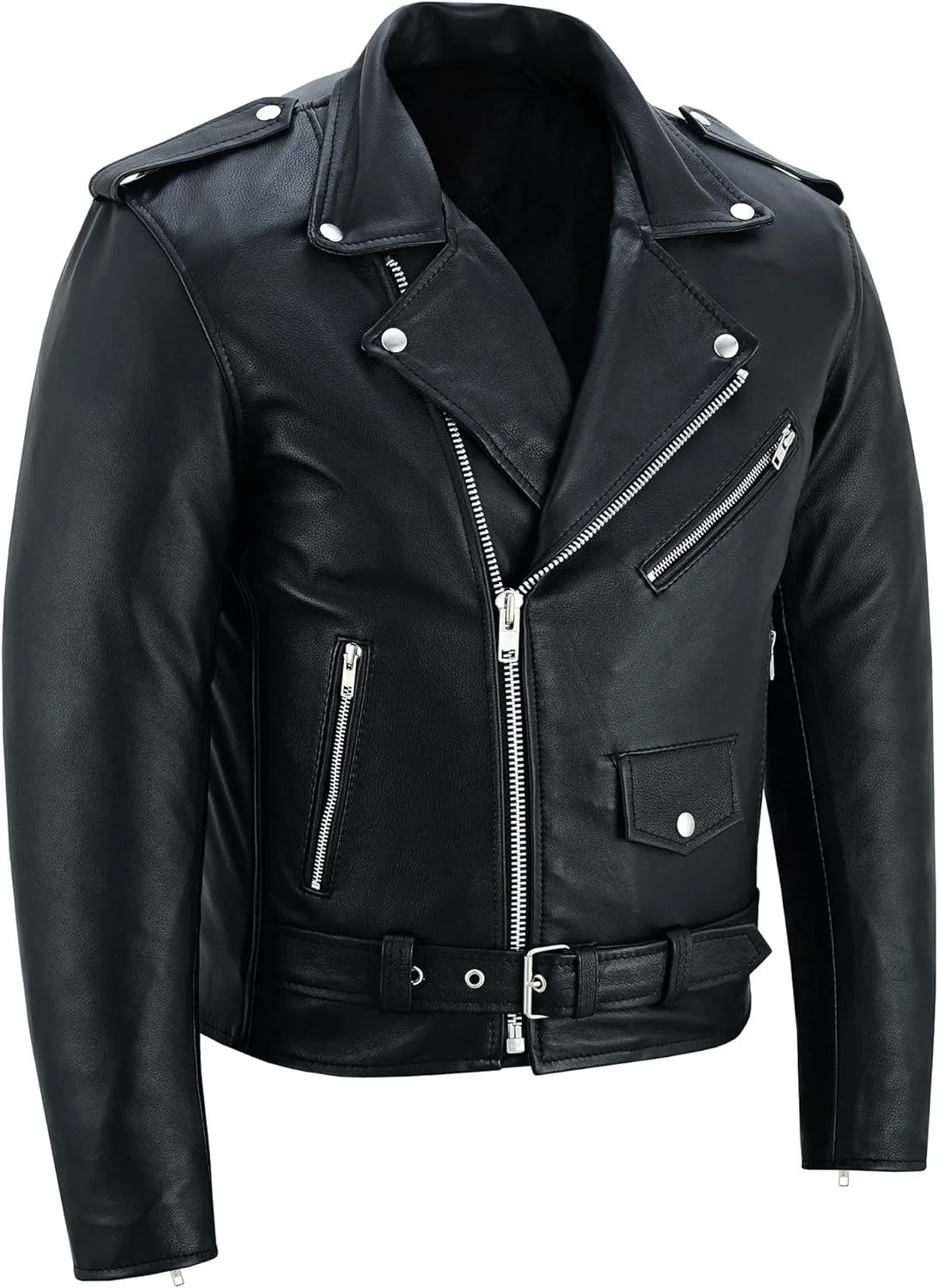 Casual PU Men Vest Waistcoat  Jacket Turn-Down Vests Thicken Warm Coat Sleeveless Leather Clothes Pirate Male Clothing Cos
