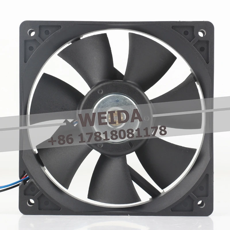 Delta Industrial frequency converter 24V 4.32W 12025 120x120x25MM 12CM Double Ball 3-Wire AFB1224M-F00 Cooling Fan