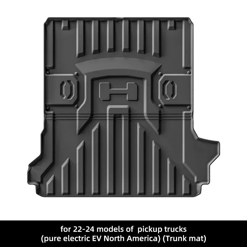 Use for GMC HUMMER EV pickup car carpet HUMMER EV PK floor trunk mat Full Set Trim to Fit For HUMMER EV PK waterproof floor mat