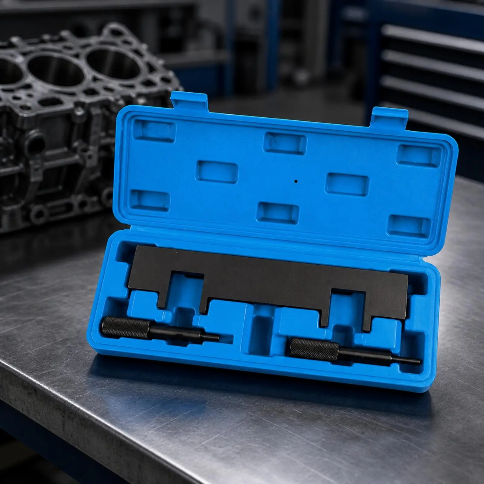 Engine Timing Tool Set Alloy Fixture with Knurled Pins for Chang'an Compatible Models