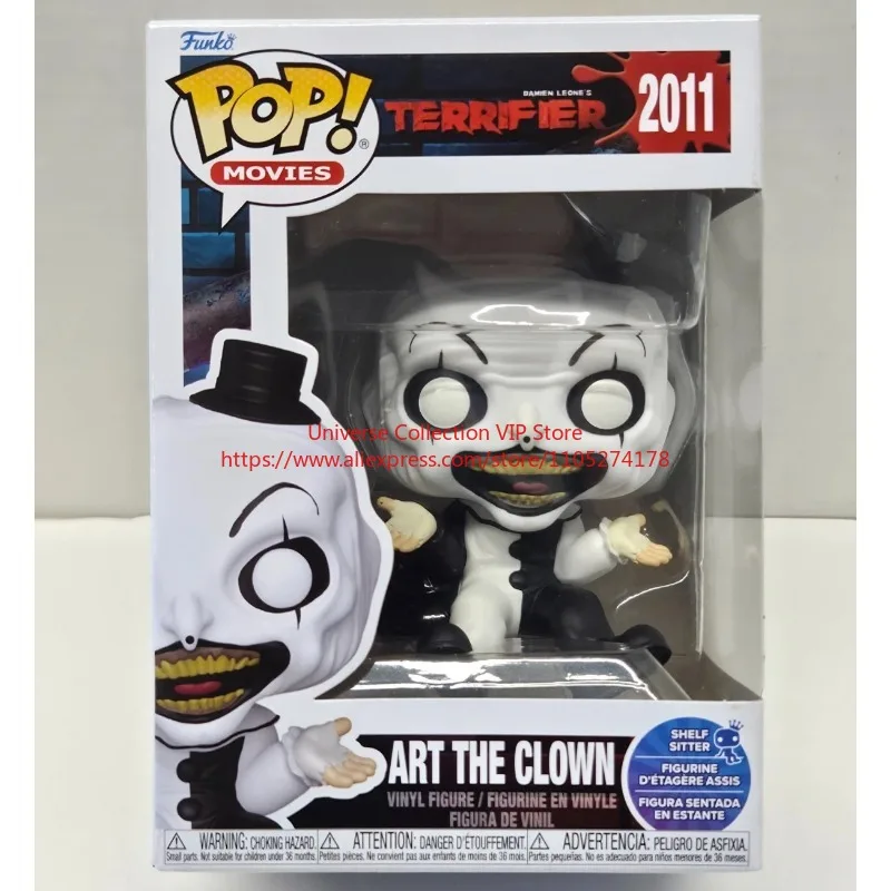 Funko Pop Horror Art Clown # Figura de Vinilo Oficial de la Película 2011 en Pose Sentada, Exquisito Adorno Coleccionable para Aficionados
