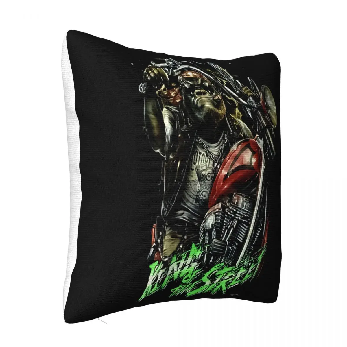 G60 Rock Chang Tattoo Skull Glow In Dark King Of Street Ape Monkey Biker Pillow Case