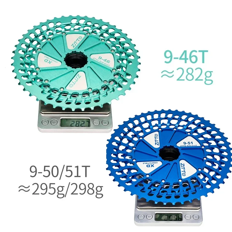 ZTTO Ultralight CNC XD Cassette Teal ULT MTB 12 Speed 10-50T 10