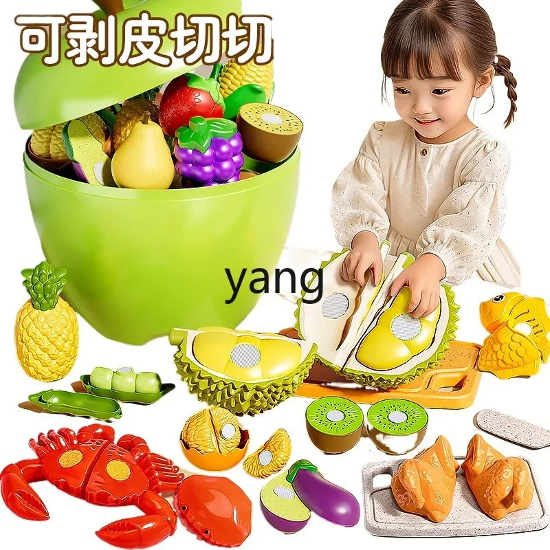 CX Fruit Cut Le Toy Girl Baby Cut Vegetables Durian Children Play House Kitchen Set